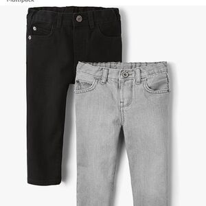 🌲 NWT Children’s place 3T denim, black and grey pair